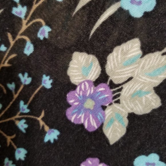 Free People dress Small floral print v-neck peasant boho slub knit - Picture 8 of 11